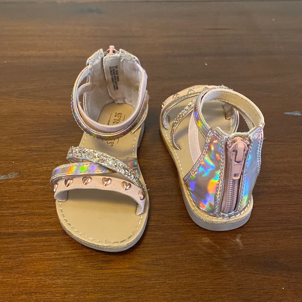 Metallic Glitter Sandal